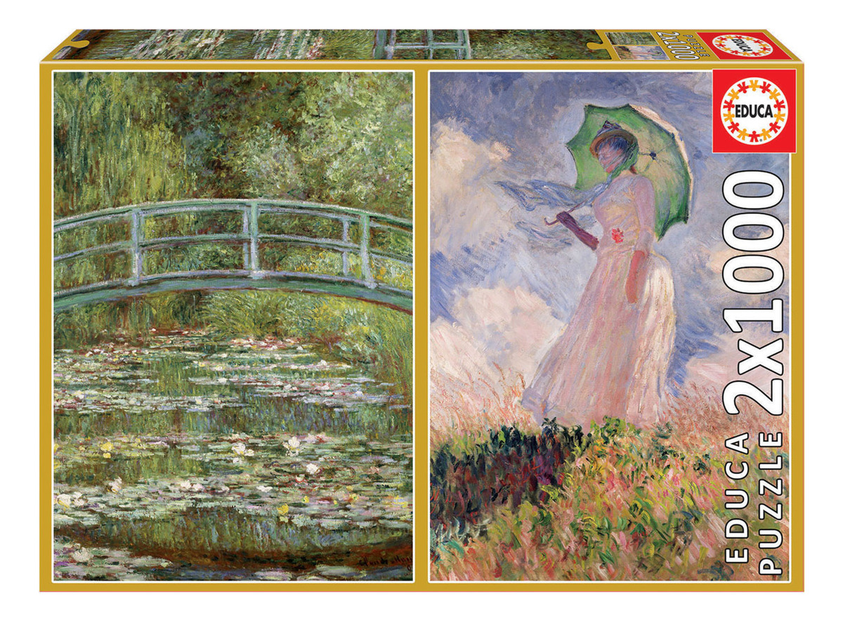 Puzzle Rompecabeza Monet Art Collection 2x1000 Educa Trex