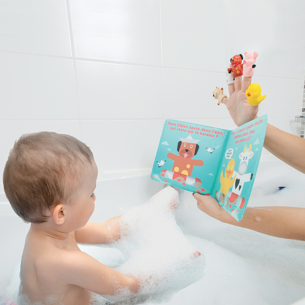Libro Bebe Marionetas Hora Del Baño Juego Diversion Ludi Tx