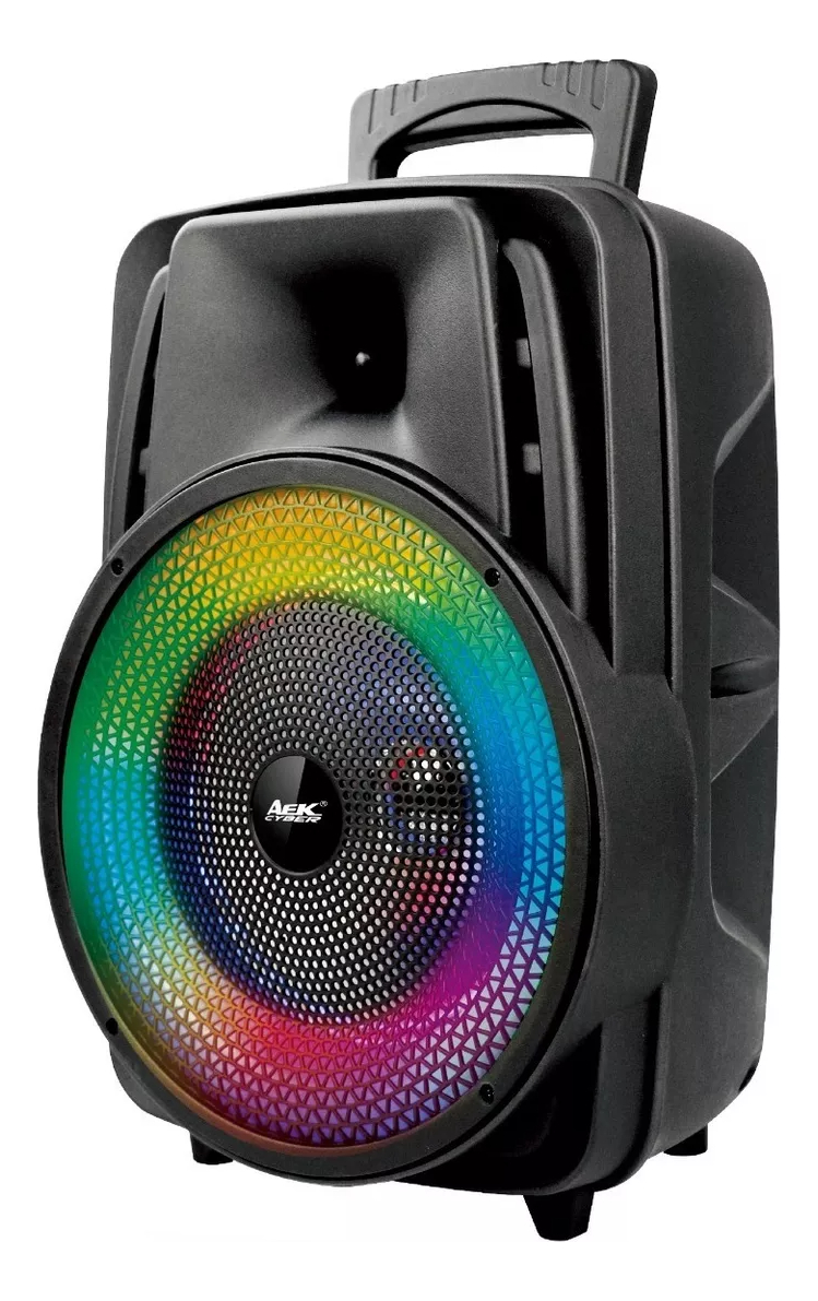 Parlante Portátil Recargable Bluetooth Aek Rgb Trex