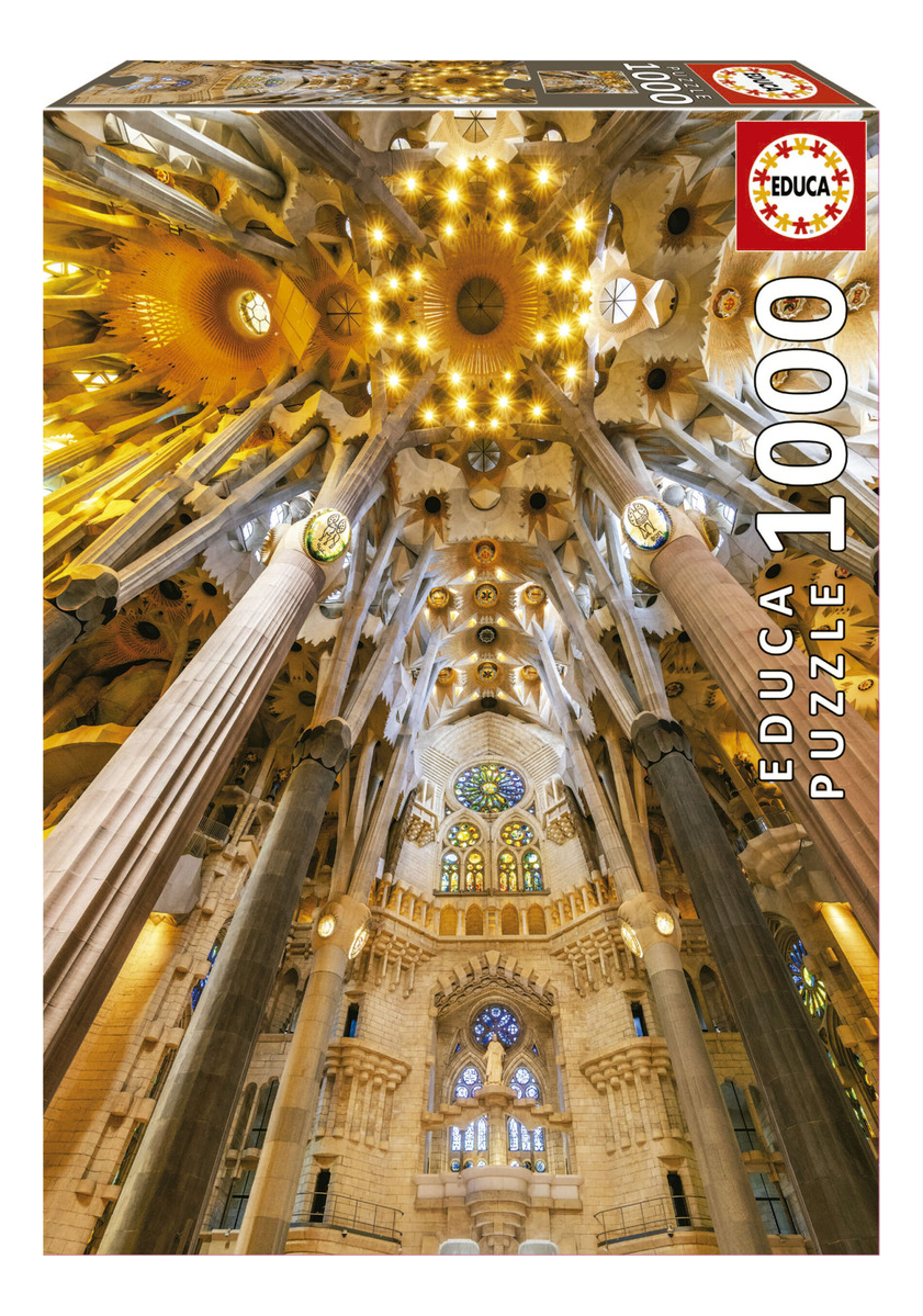 Puzzle Rompecabeza Sagrada Familia Interior 1000 Pcs Educa