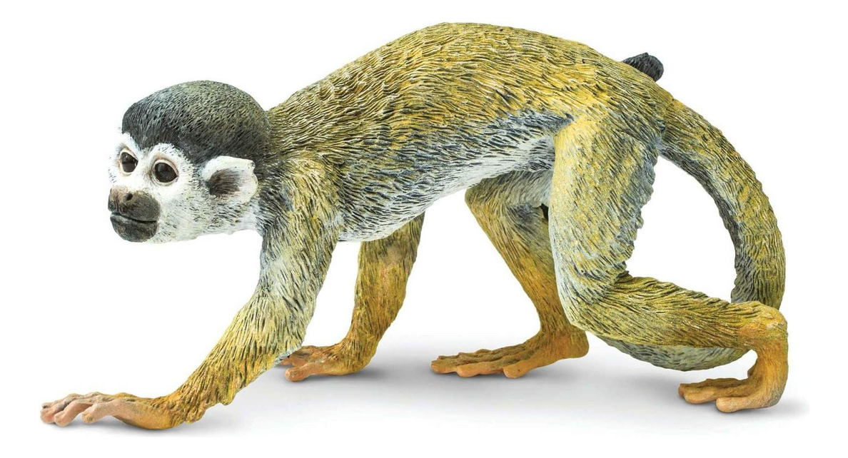 Mono Ardilla Figura Safari Muñeco Saimiri Animal Niño Trex