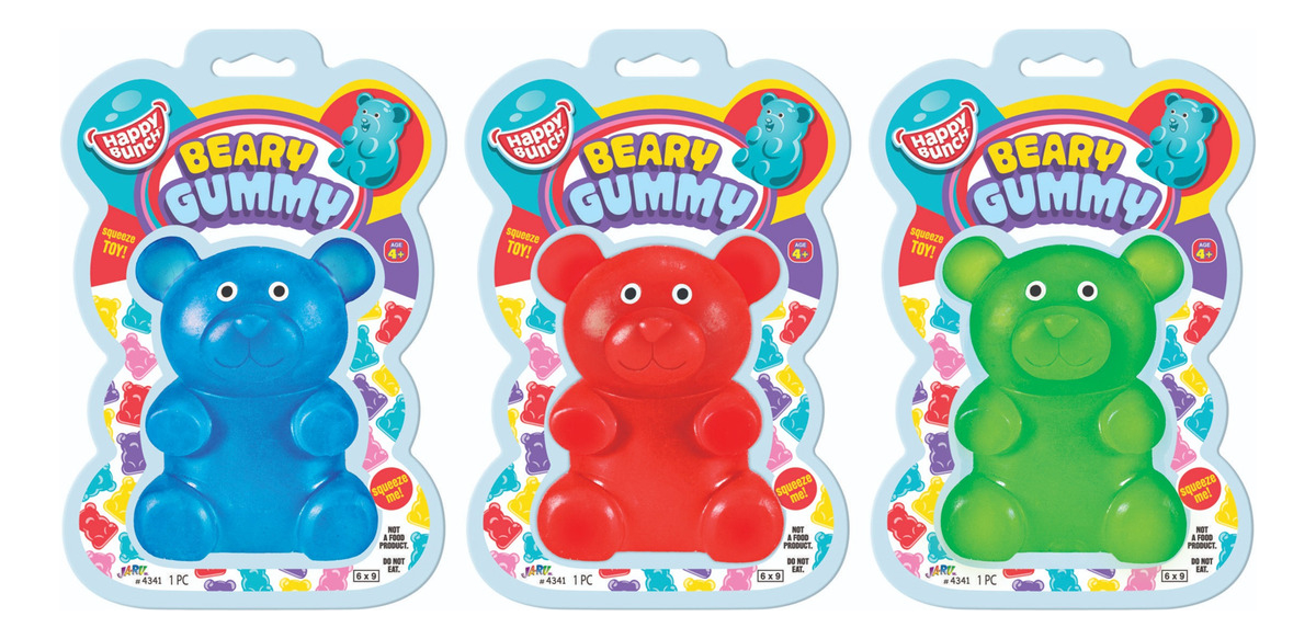 Osito Goma Jaru Infantil Squishy Antiestres Ansiedad Squeeze