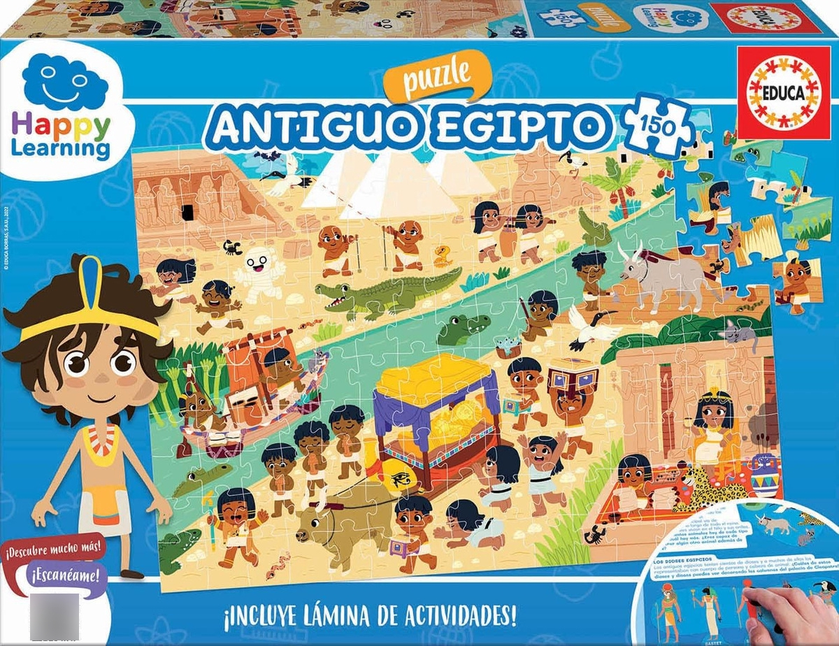 Puzzle Rompecabezas Infantil Egipto Learning 150pcs Educa Tx