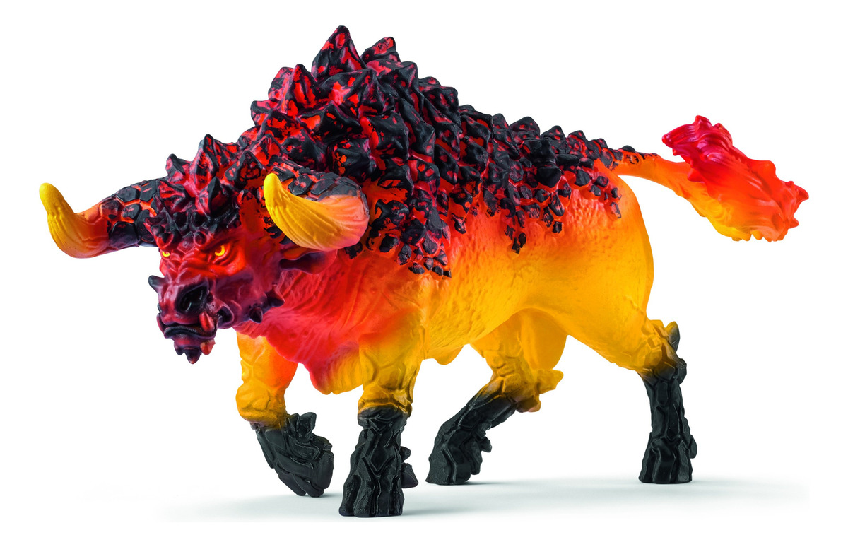 Figura Muñeco Monstruo Toro De Fuego Schleich Eldrador Trex