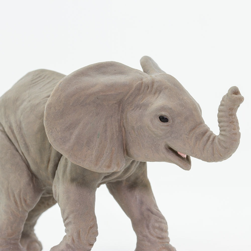 Figura Safari Tierno Elefante Africano Bebe Juegos Niños Tx