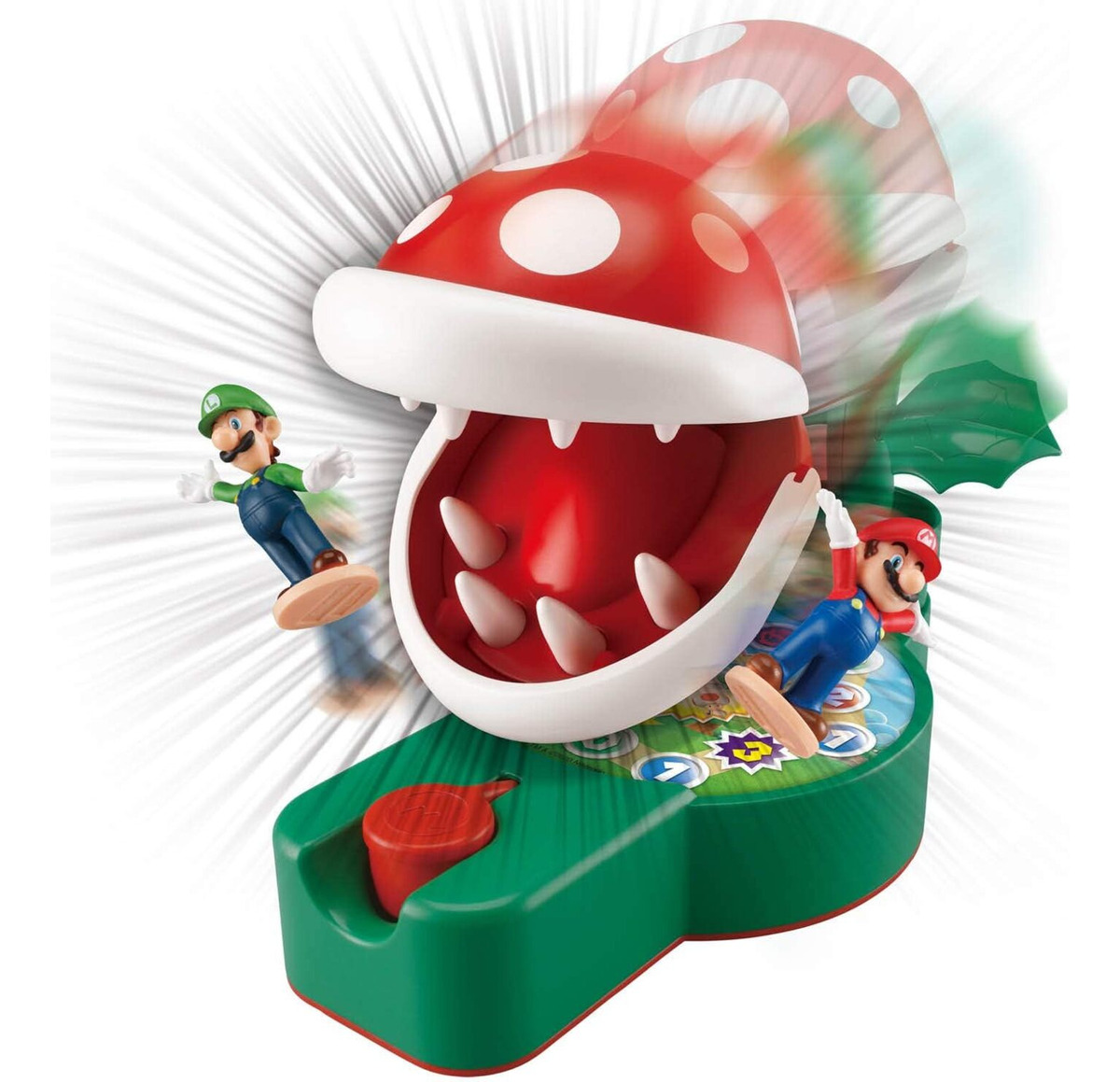 Juego De Mesa Super Mario Planta Piraña Juguete Didactico