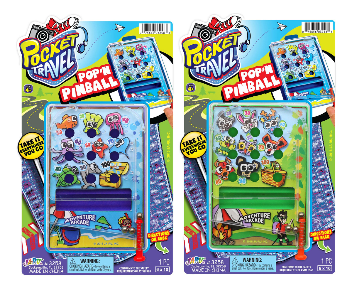 Pinball Portable Ja-ru Juego Infantil Diversion Niños Trex