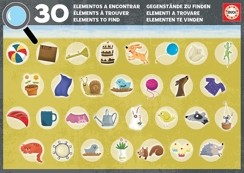 Set Puzzle Detective Rompecabezas Niños Didactico Educa Tx