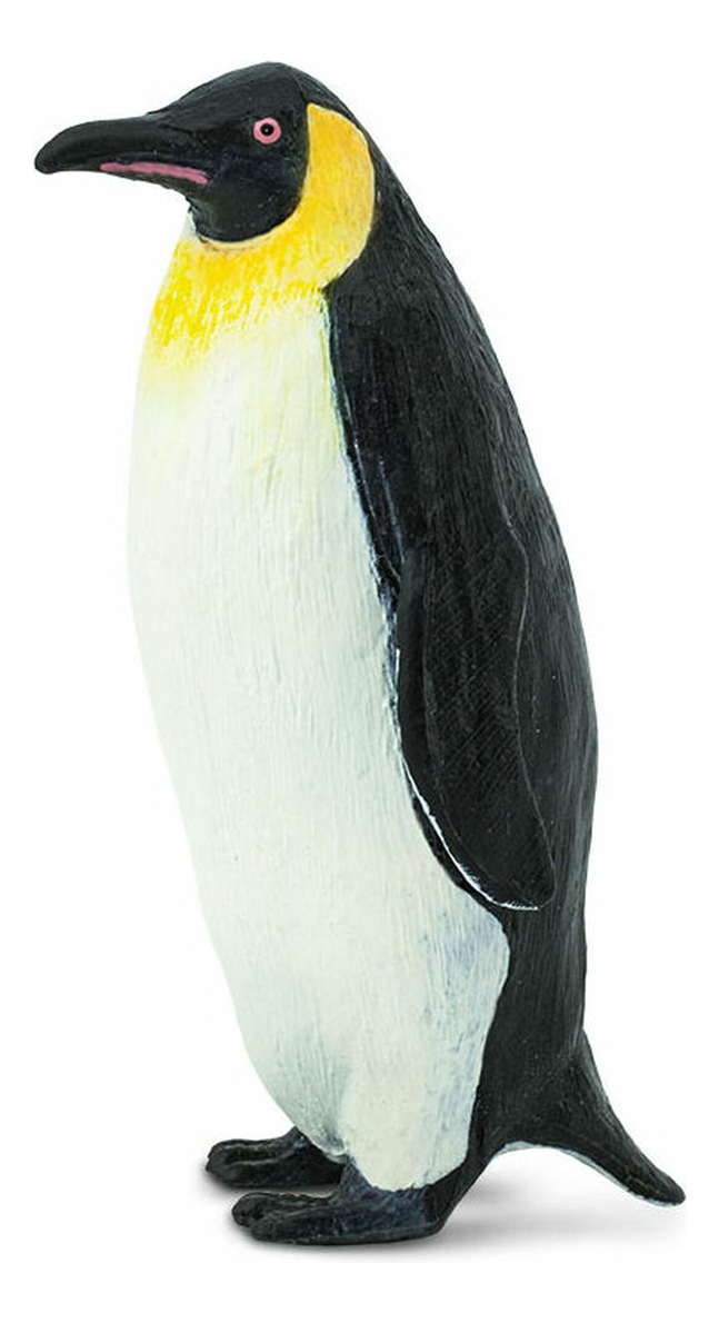 Figura Pingüino Emperador Juguete Safari Muñeco Antartida