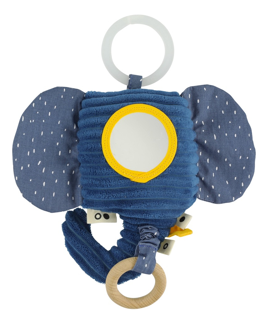 Móvil Espejo Musical Interactivo Cuna Coche Animales Trixie