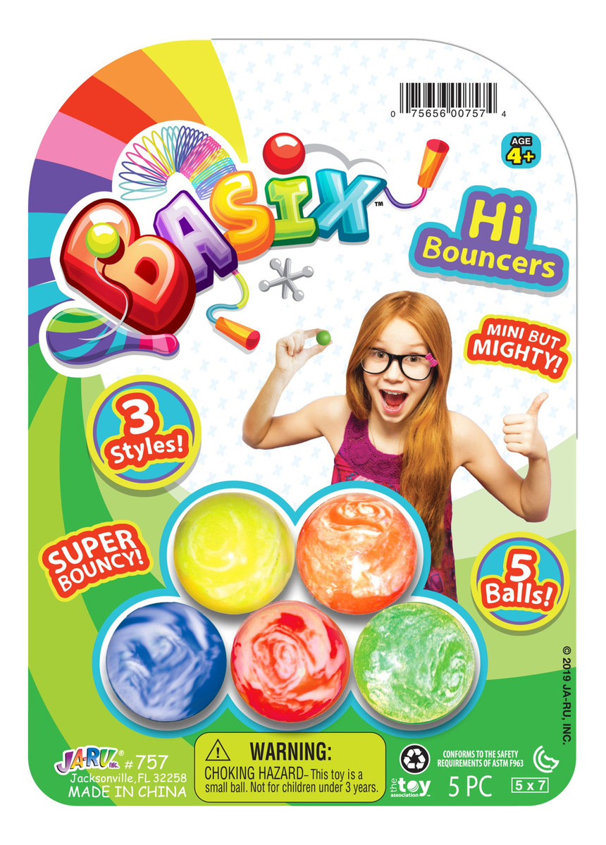 Juego Pelotas Súper Saltarinas Diversión Ja Ru Infantil Trex