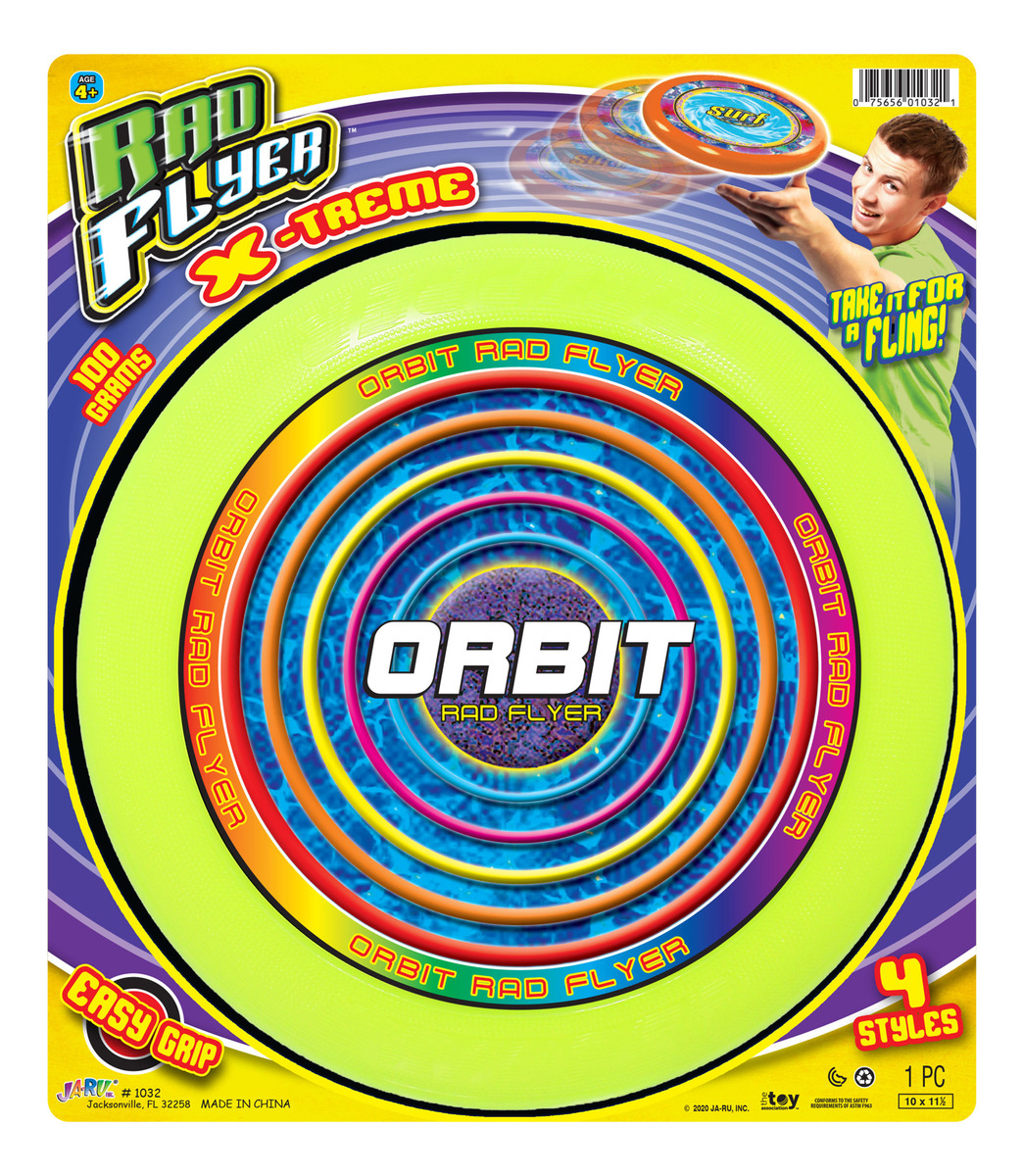 Disco Plato Volador Friesbee Colores Orbital Ja Ru Trex