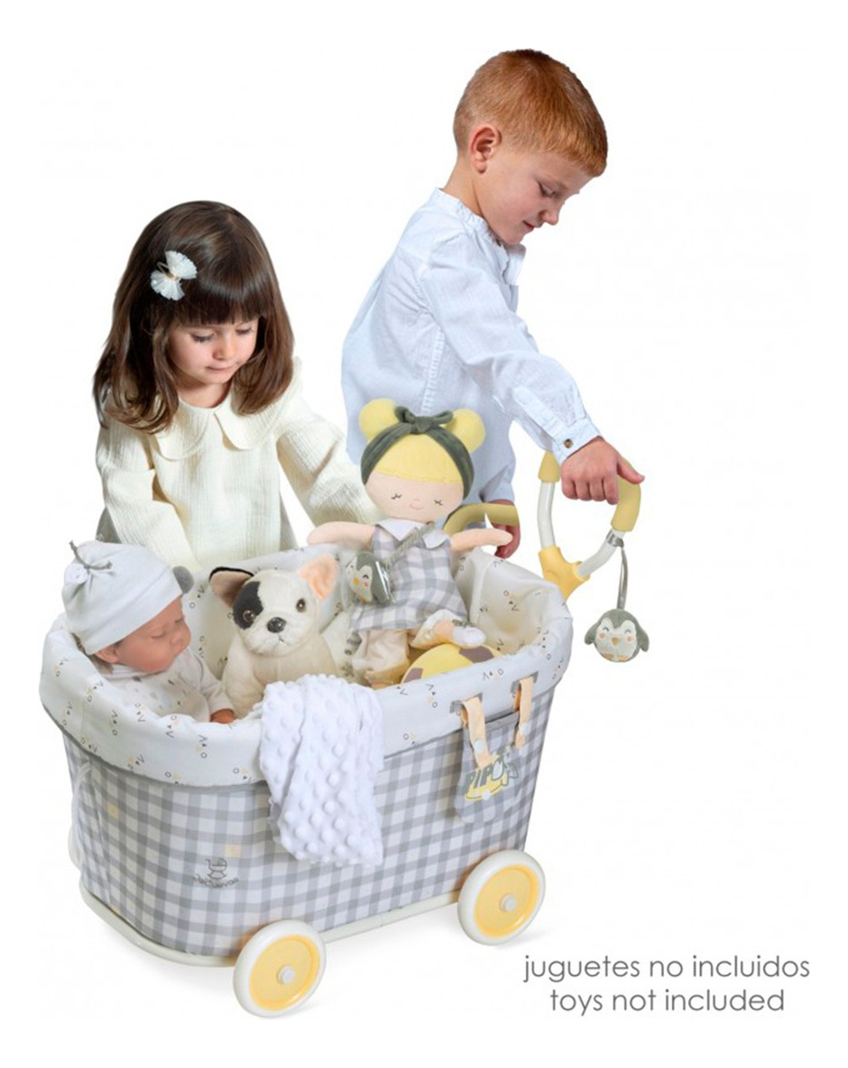Carrito Guarda Juguetes Pipo De Cuevas Infantil Niños Trex