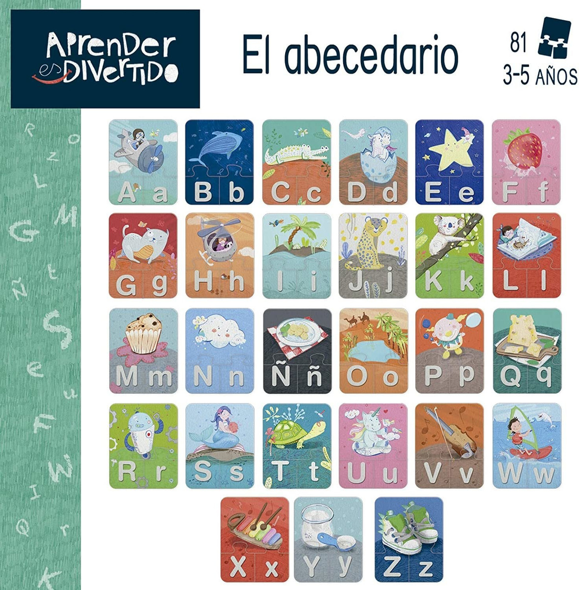 Puzzle Aprender Es Divertido Abecedario Rompecabezas Educa