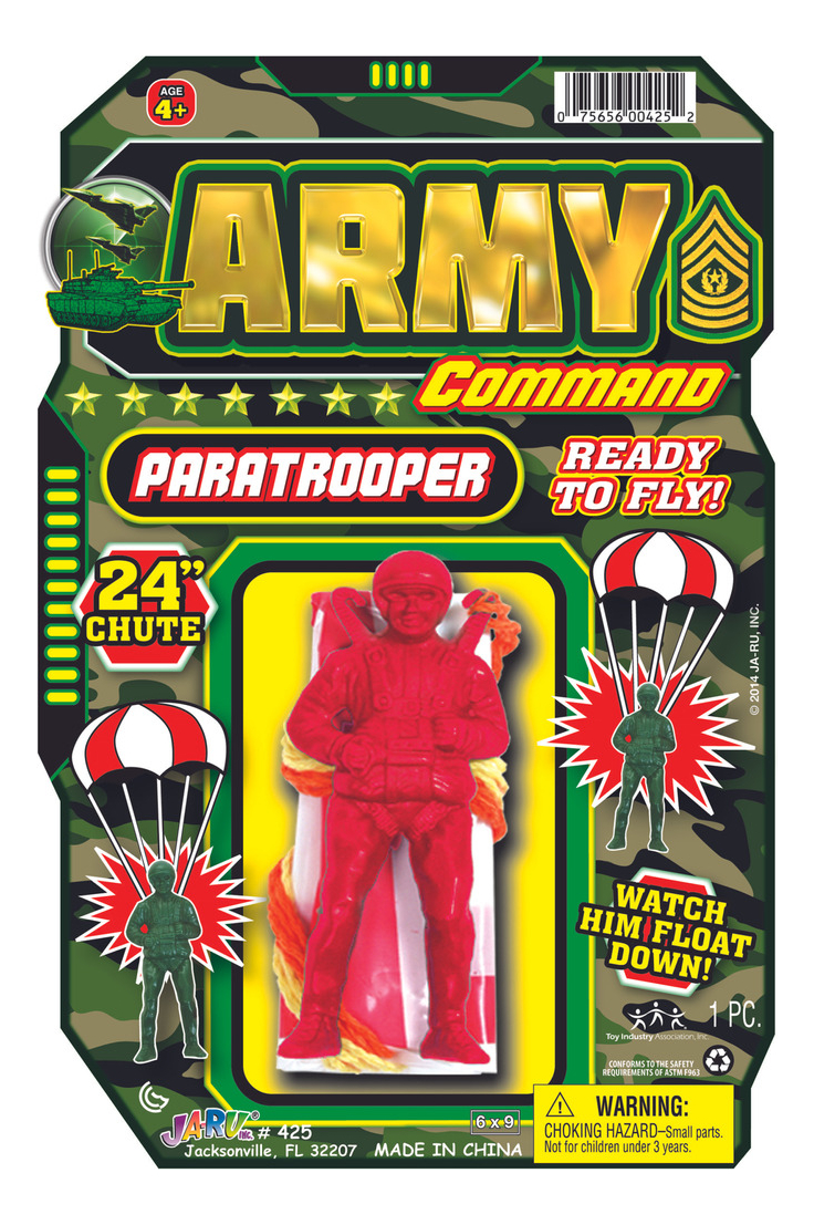 Soldado Soldadito Armada Eeuu Paracaidas Guerra Ja Ru Trex