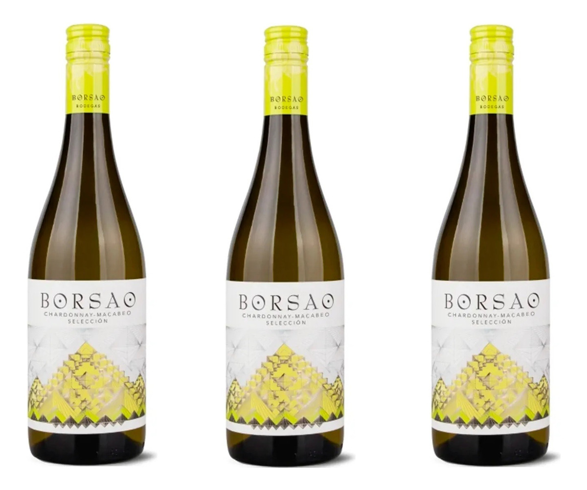 Vino X3 Blanco Borsao Botella 750 Ml Calidad Premium Trex