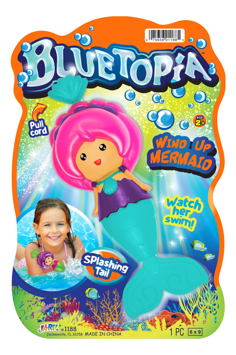 Sirena Bluetopia Ja Ru Splashing Tail Sirenita Juego Piscina