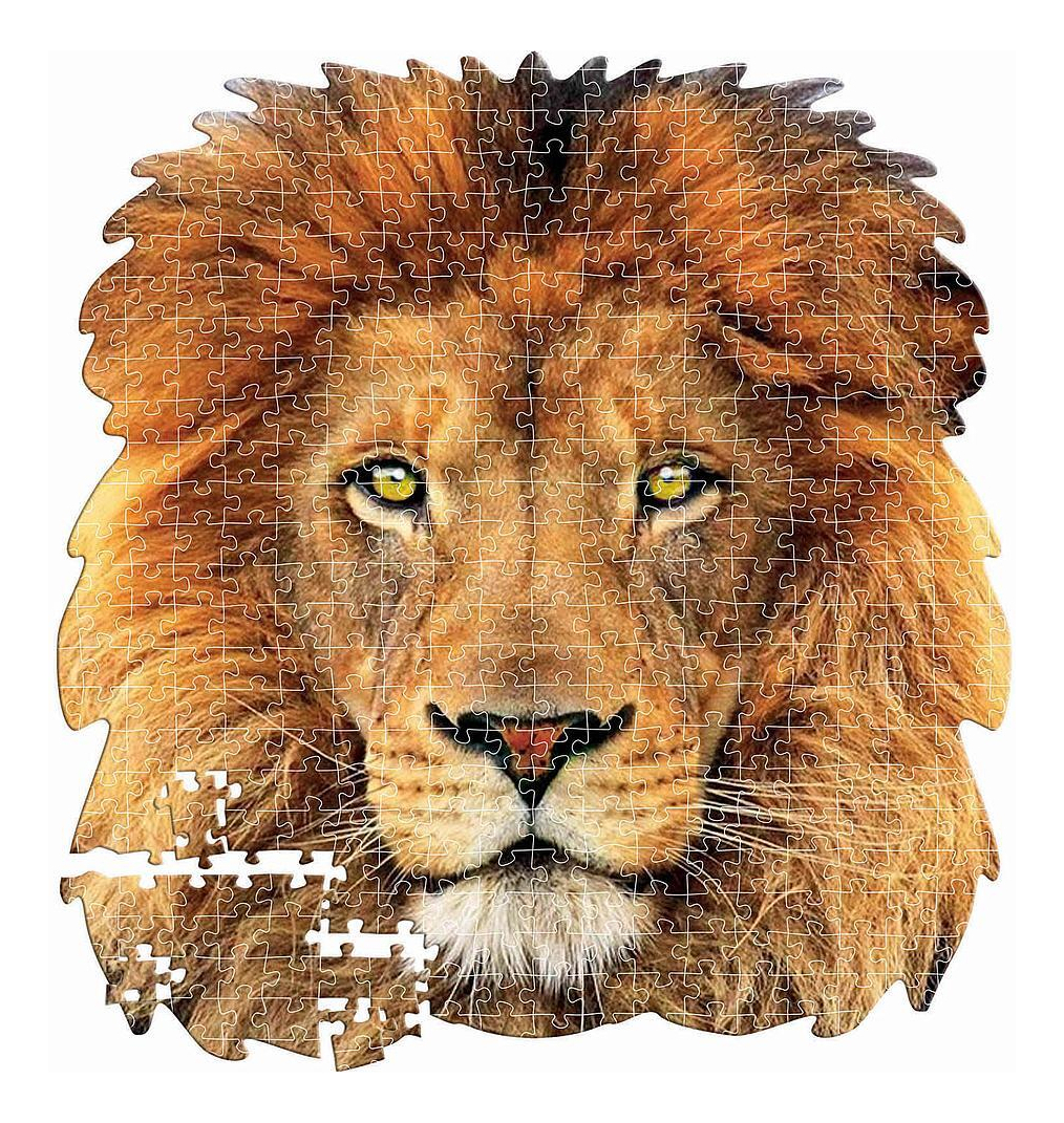 Puzzle Rompecabezas Cabeza Leon Con Contorno 367pcs Educa