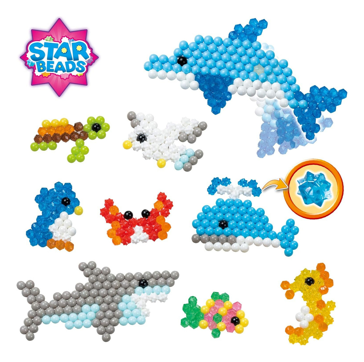 Aquabeads Pack Vida En El Oceano Cuentas Juguete Niños Trex