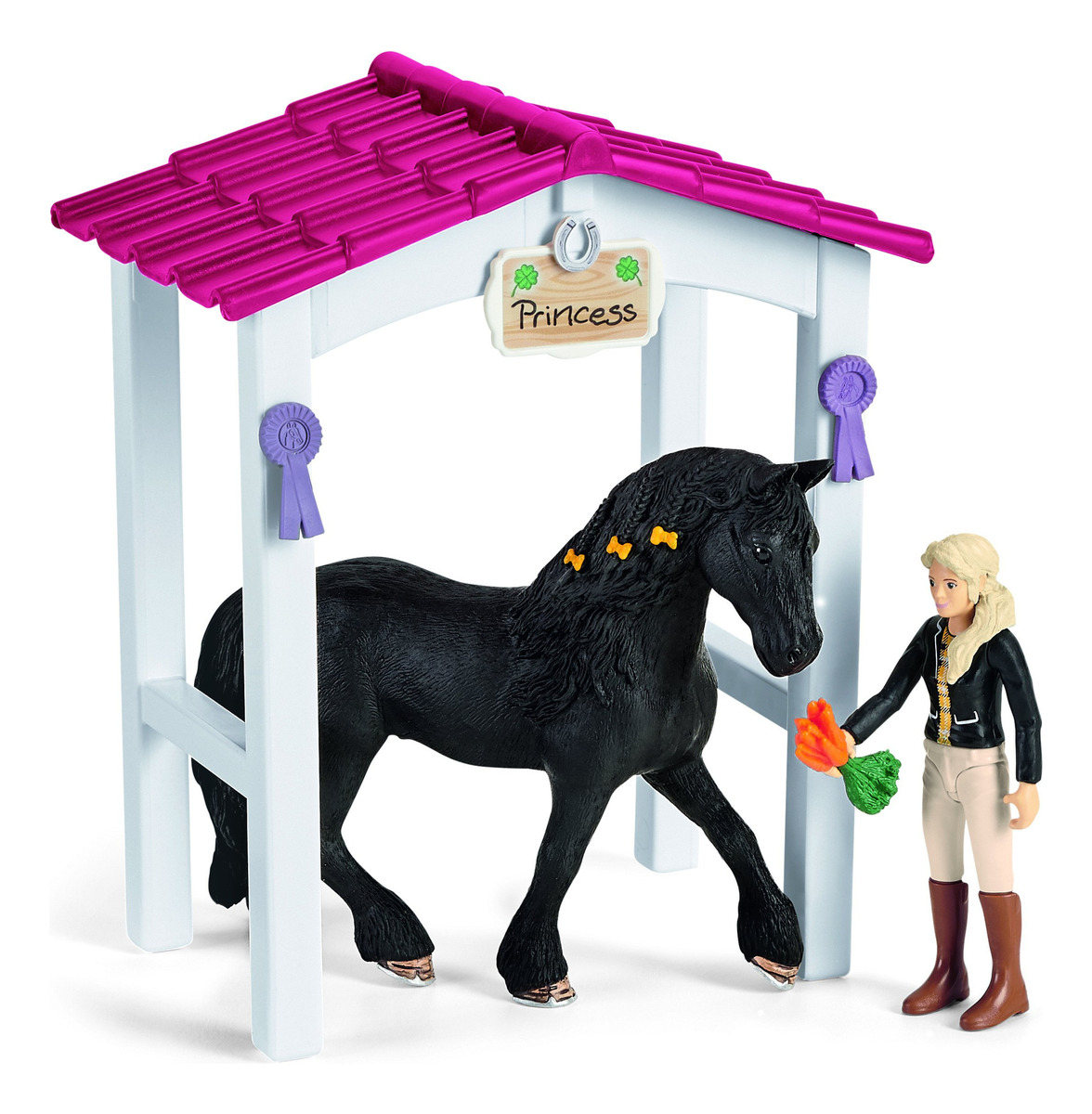 Set Figuras Box Para Caballos Tori & Princess Schleich Trex
