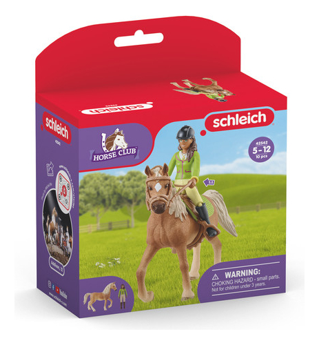 Set Figuras Horse Club Sarah & Myster Caballos Schleich Trex