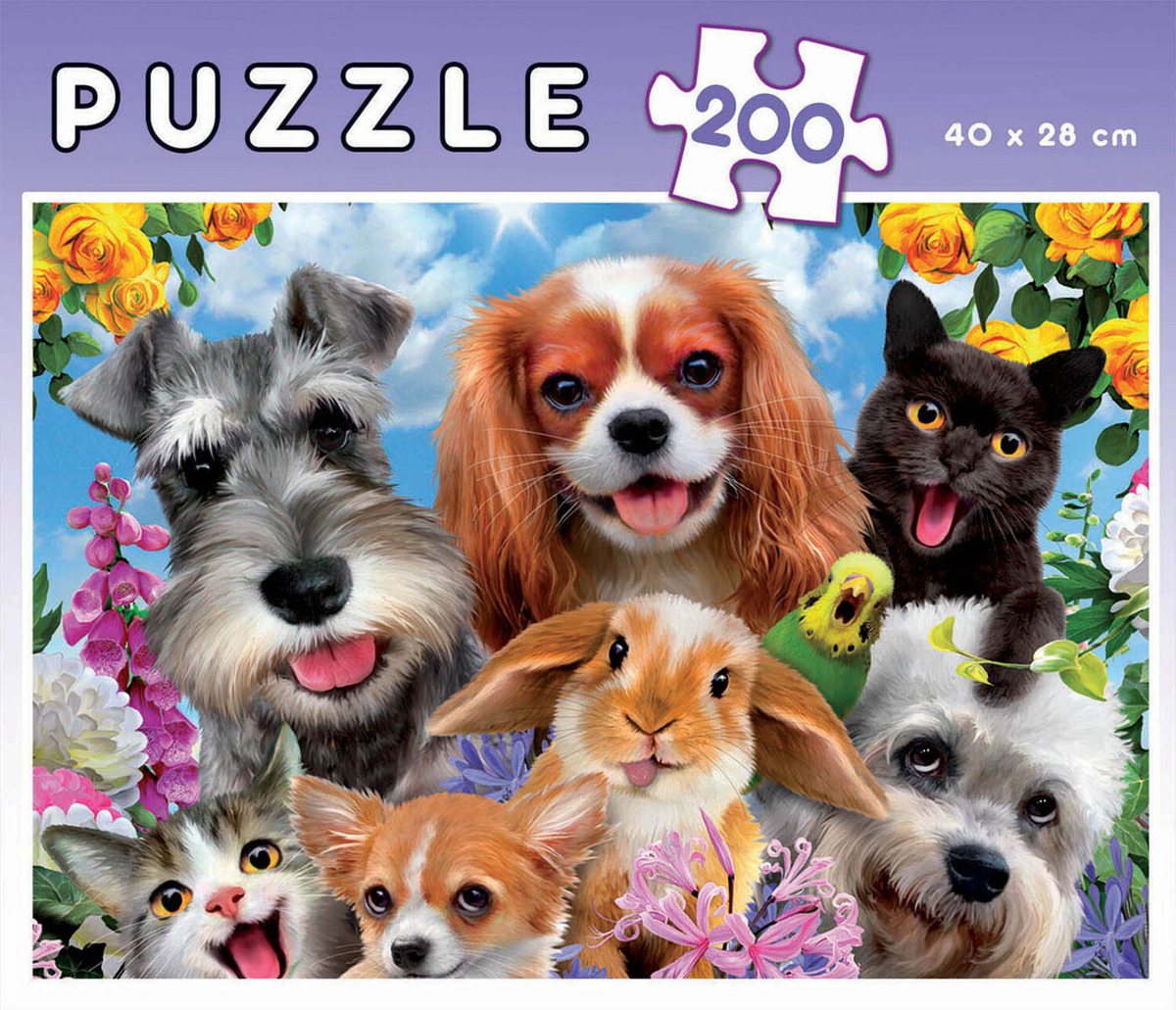 Puzzle Rompecabezas Selfie Animales 200 Piezas Educa Trex