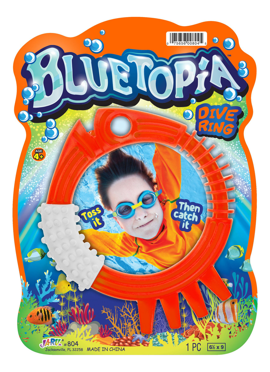 Juego Piscina Anillo Buceo Drive Ring Bluetopia Ja Ru Trex