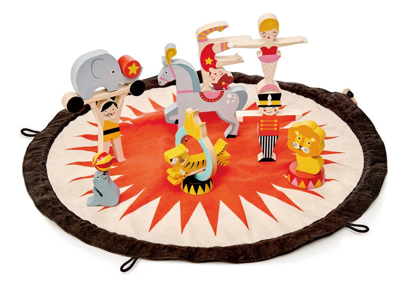 Apilador Circo Mágico Tender Leaf Juega Imaginación Niños Tx