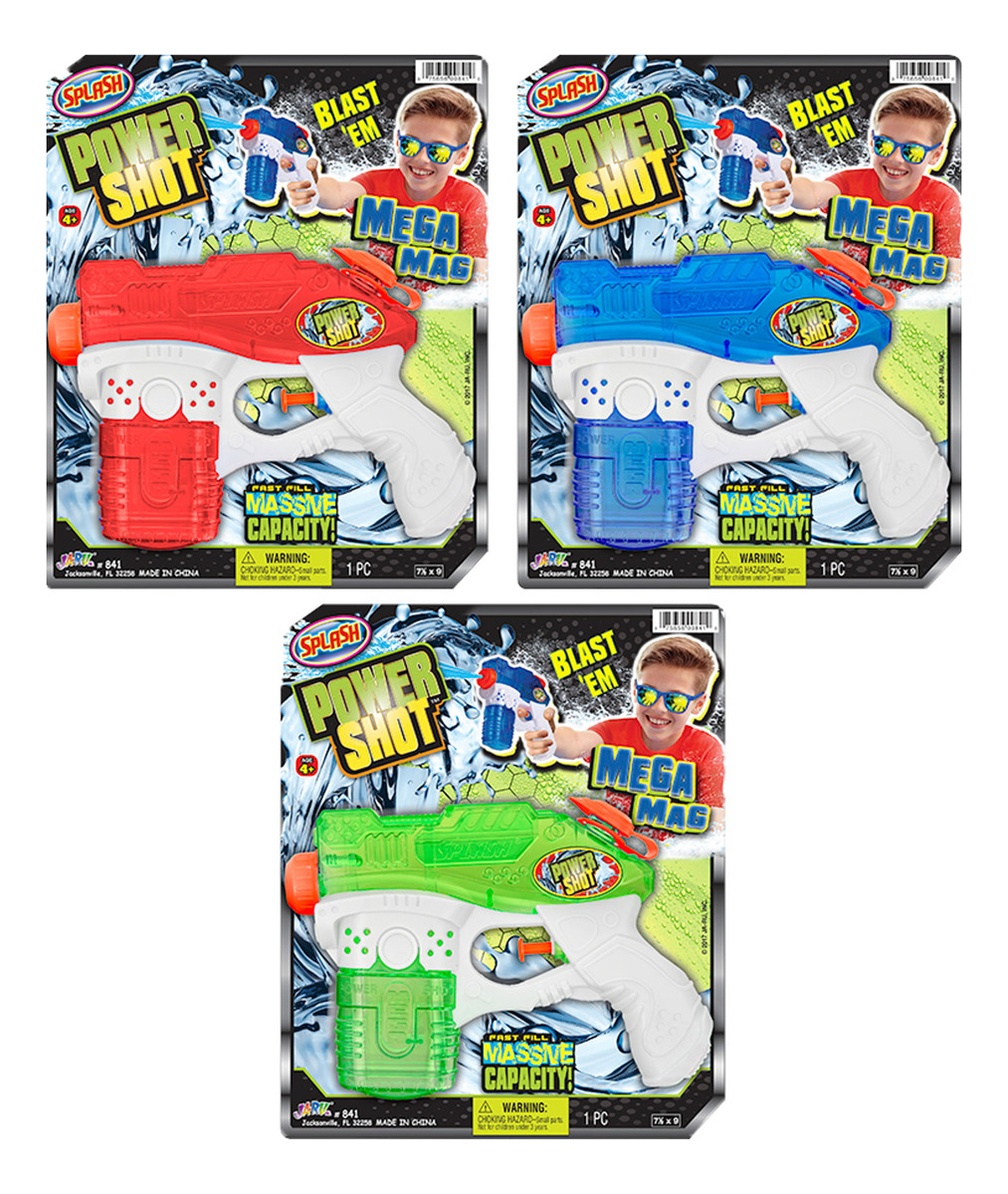 Pistola Lanzador Agua Megas Mag Splash Recargable Ja Ru Trex