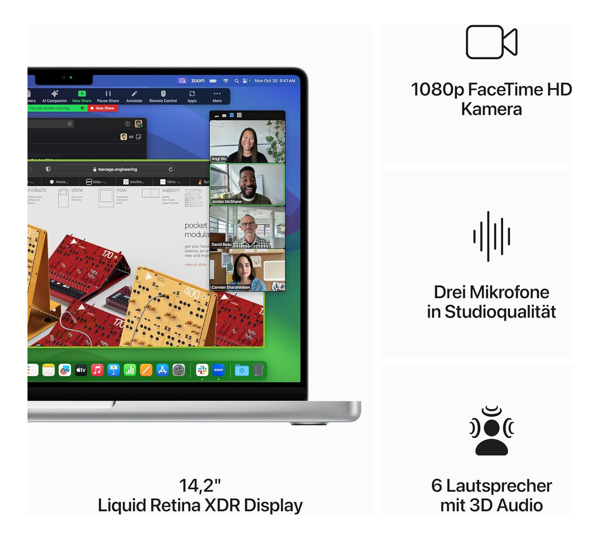 Apple Macbook Pro 14 16 Gb Ram 1 Tb Ssd Chip M3 10 Gpu 2024