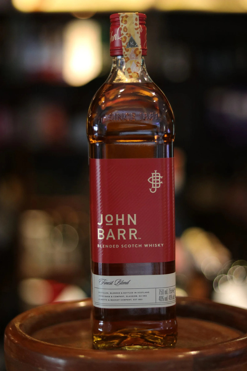 Whisky John Barr Botella 1litro Escoces Mejor Mezcla Trex
