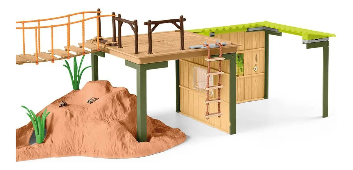 Estación Aventuras Wild Life Ranger Schleich Juguete Niño Tx