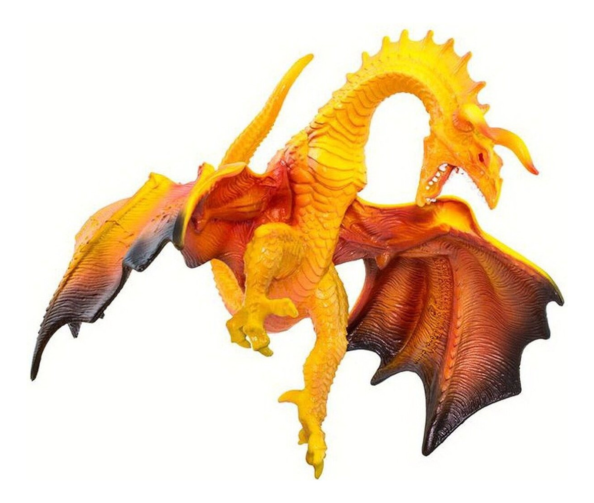 Dragon Lava Realista Muñeco Figura Safari Mitologico Trex