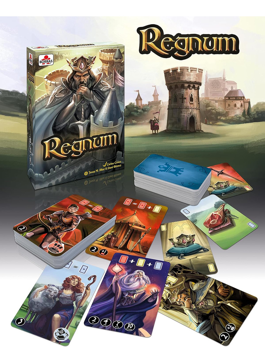 Juego Mesa Cartas Regnum Educa Borras Familia Infantil Trex