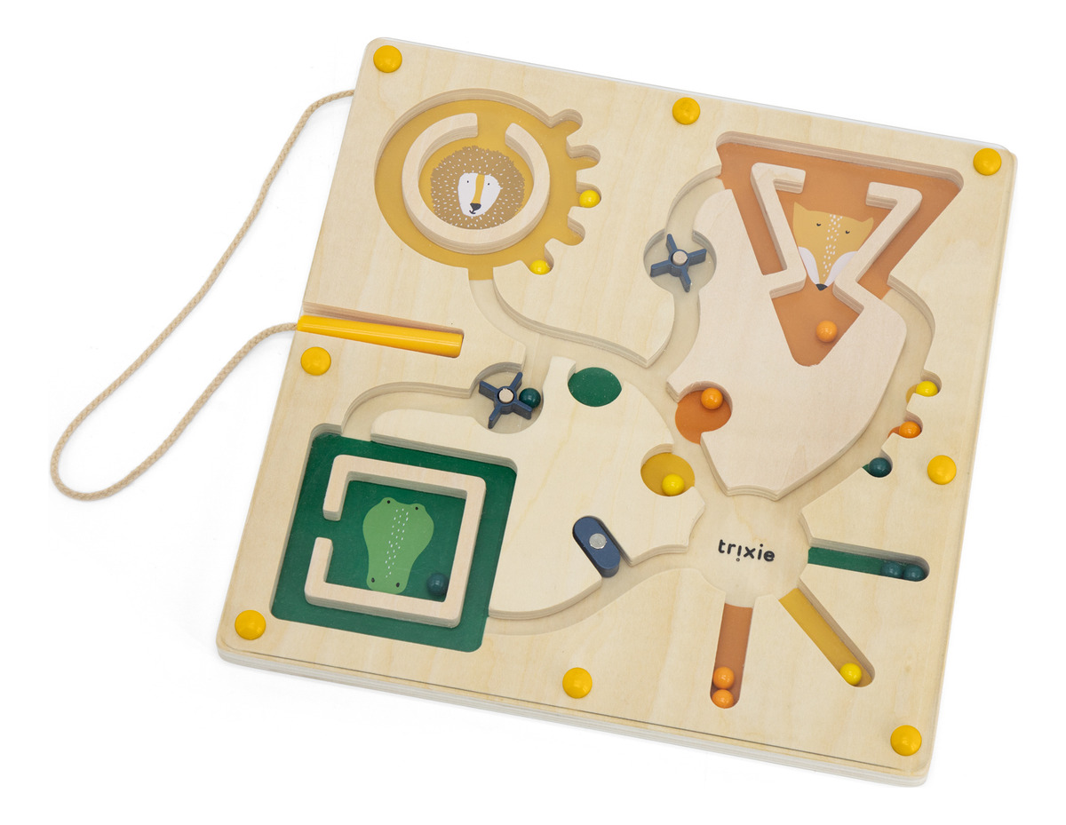 Laberinto Magnetico Madera Trixie Infantil Motricidad Fina