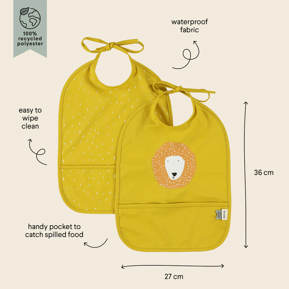 Pack 2 Baberos Impermeables Trixie