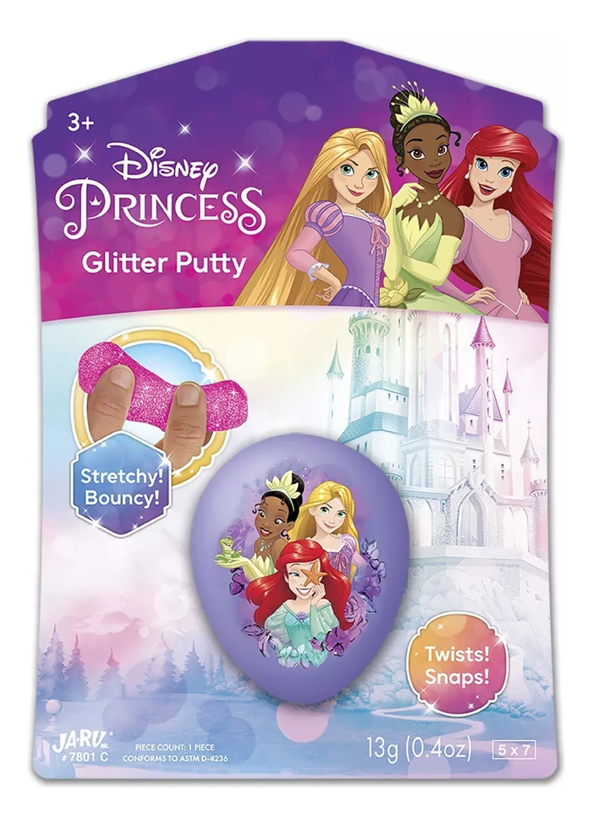 Juego Slime Elástico Antiestres Disney Princesa Mickey Jaru