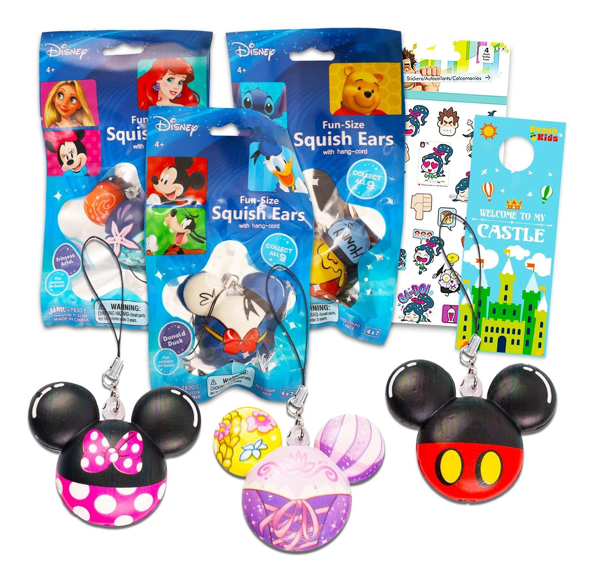 Orejas Reversibles Disney Llavero Squishy Tiktok Jaru Trex
