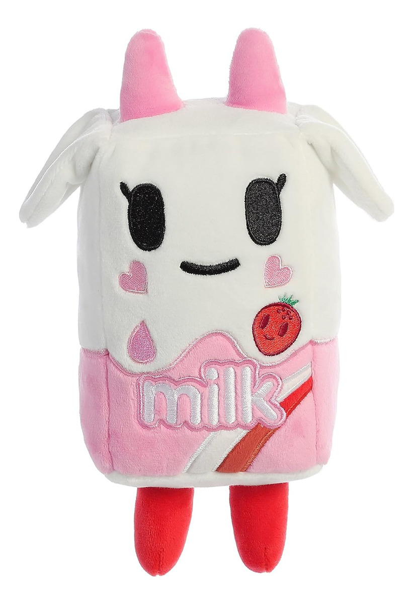 Peluche Latte Leche Frutilla Tokidoki Moofia Felpa Suave Trx