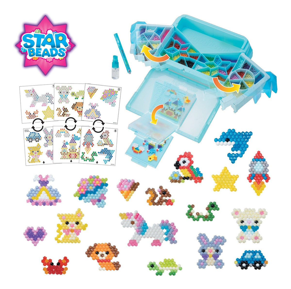 Aquabeads Design Factory Pack 1500 Cuentas Juguete Infantil