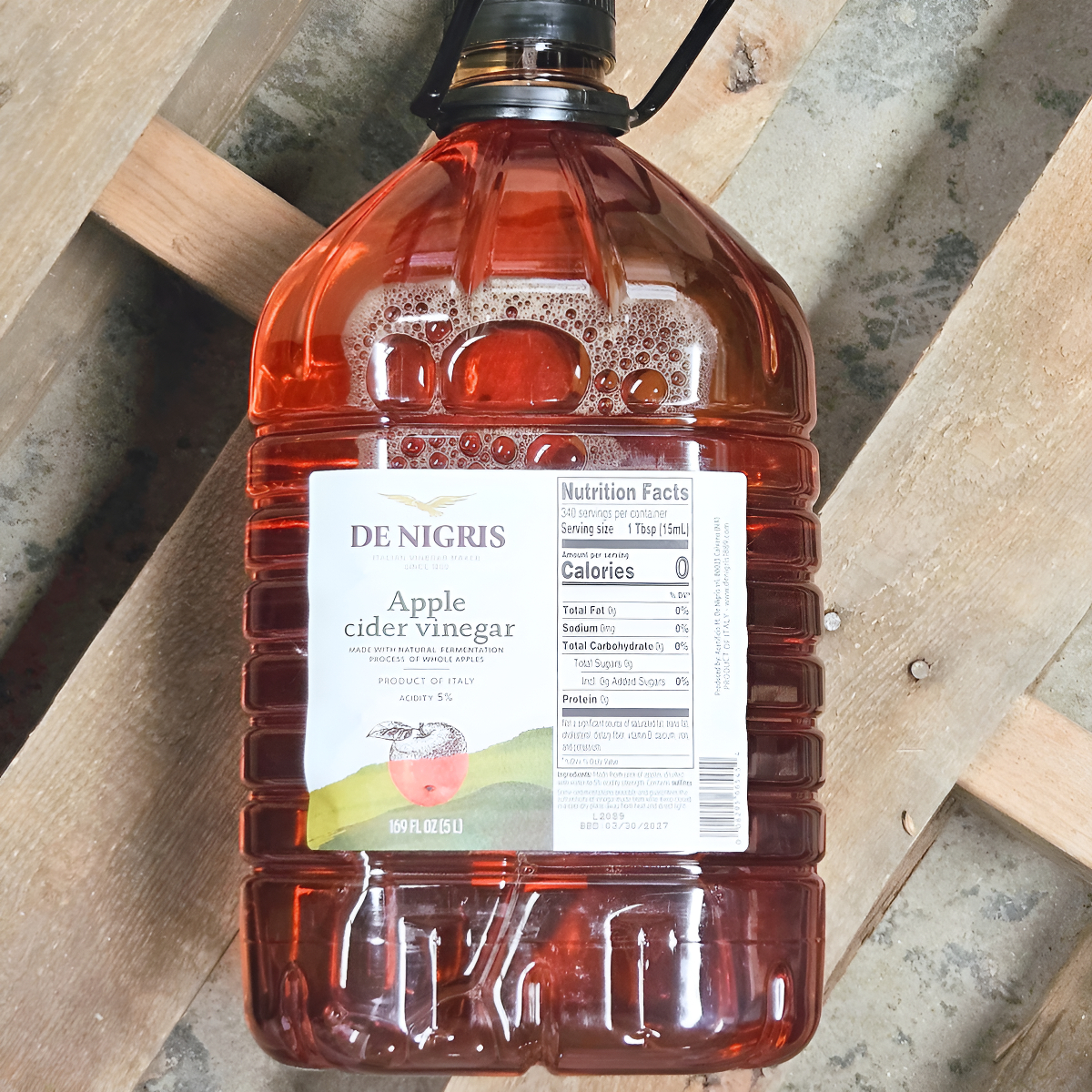 Vinagre De Manzana Italiano De Negris Bidon 5 Litros Trex