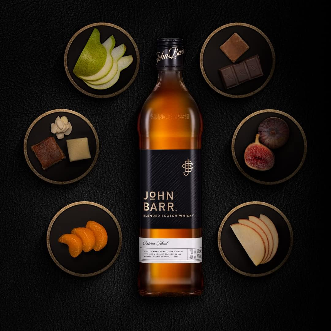 Whisky Fino De Reserva John Barr Botella 1litro Escoces Trex