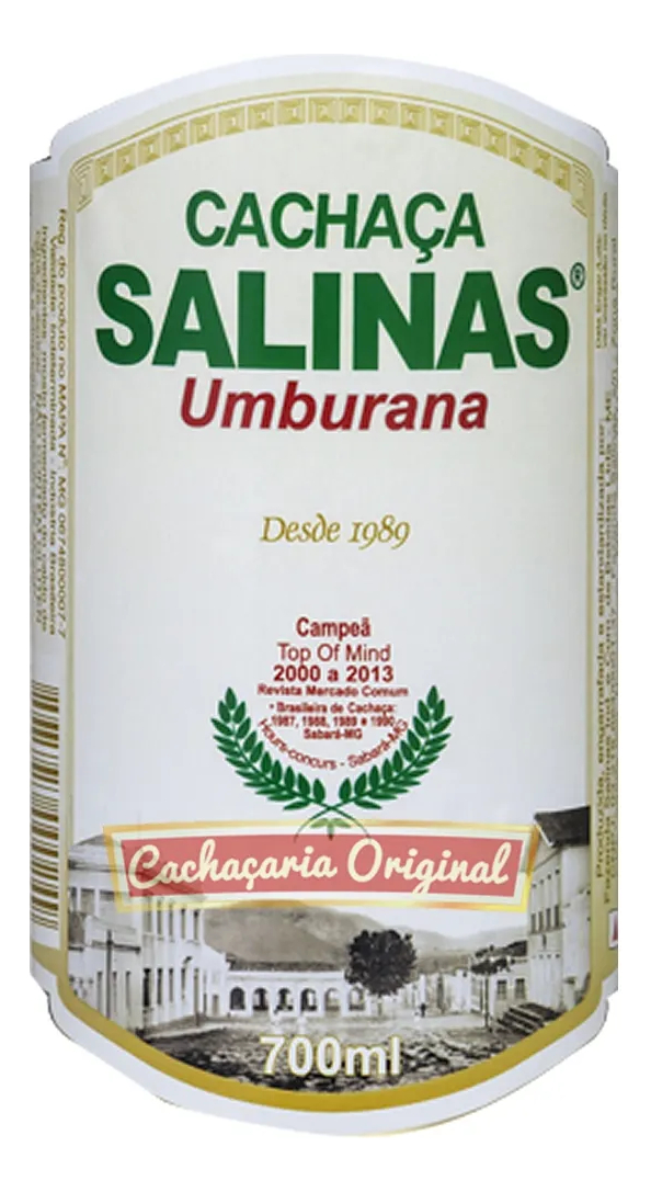 Caña Cachaça Umbrurrana Licor Salinas 700 Ml Premiumtrex