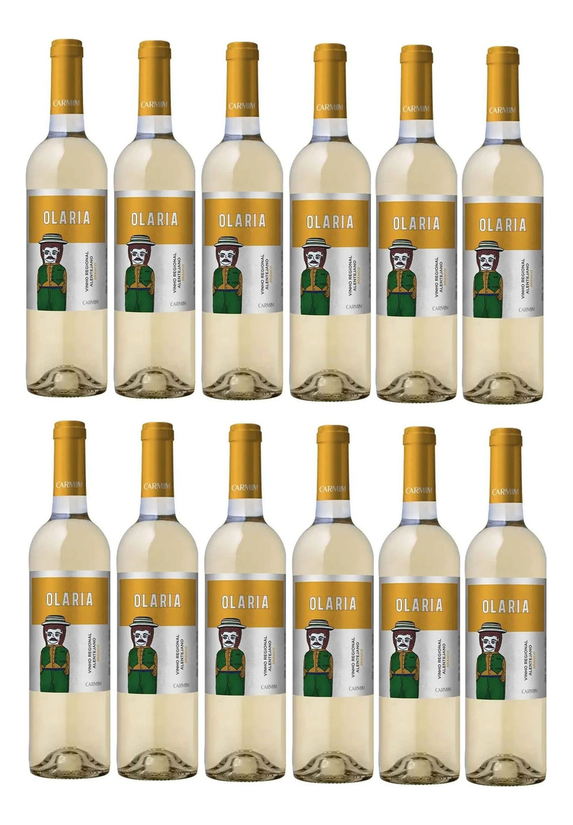 X12 Vino Blanco Olaria Botella 750 Ml Importado Calidad Trex