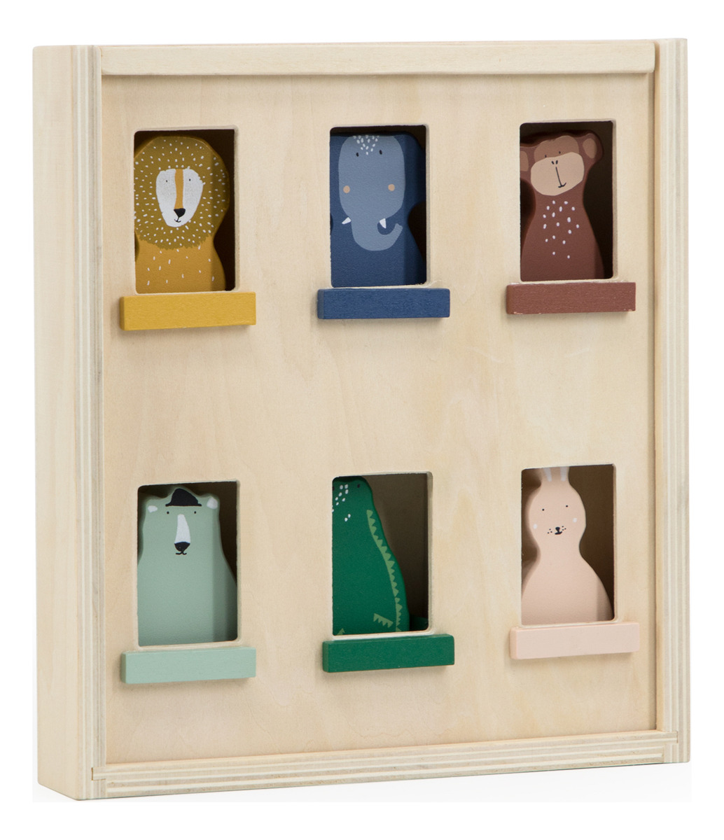 Juego Casa Madera Apartamentos Animales Trixie Infantil Trex