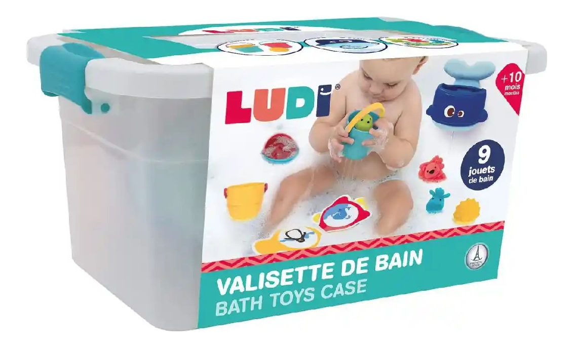 Juguetes De Baño Coloridos Y Variados Ludi Con Accesorios