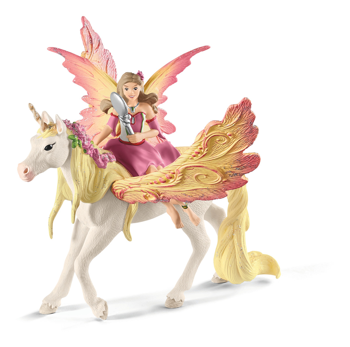 Figura Hada Feya + Unicornio Pegaso Bayala Schleich Trex