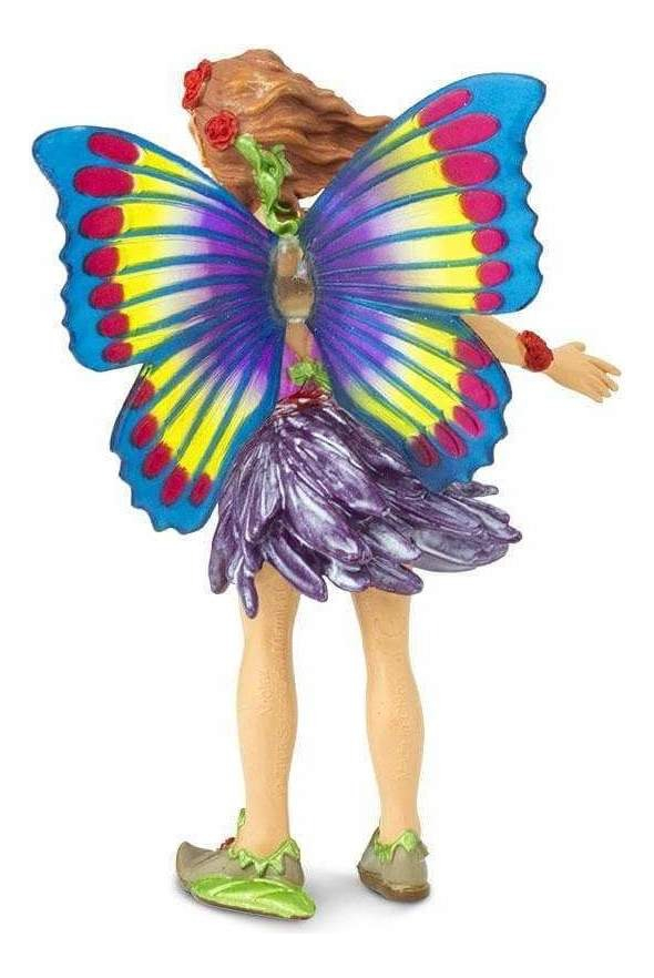 Figura Violeta Mariposa Fairy Fantasy Safari Muñeco Trex