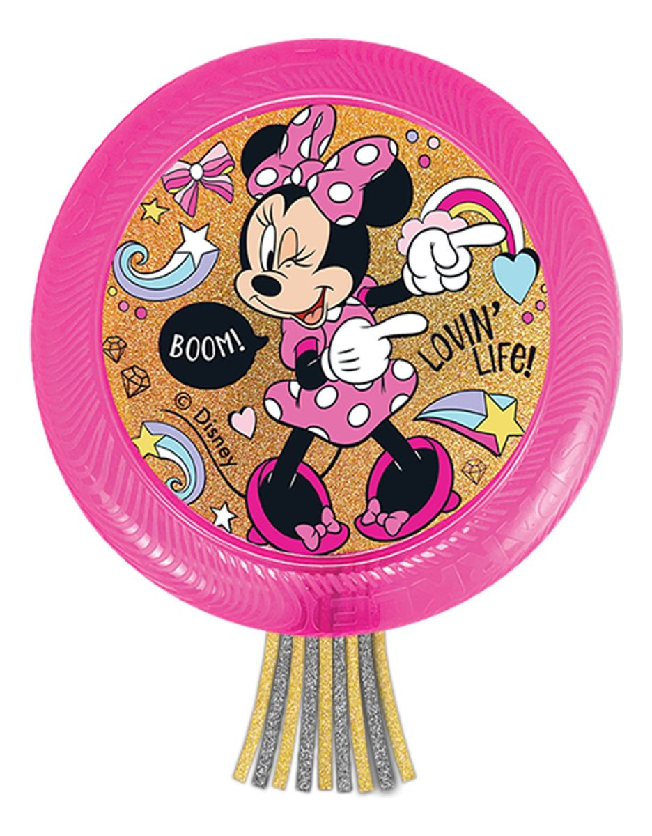 Lanzador Disco Frisbee Plato Volador Disney Minnie Jaru Trex