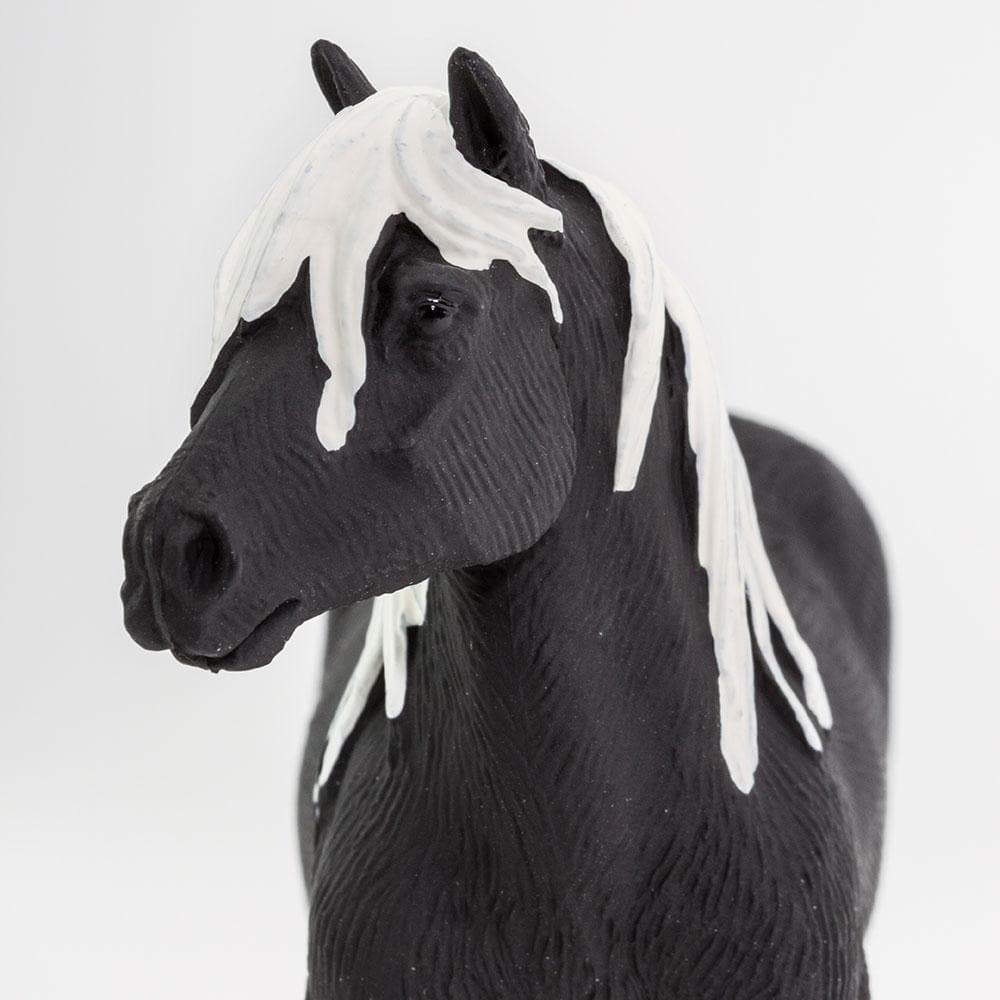 Caballo Semental Gyspy Vanner Figura Safari Coleccionable Tx